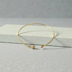 Collier Glow doré à l'or fin 24 carats