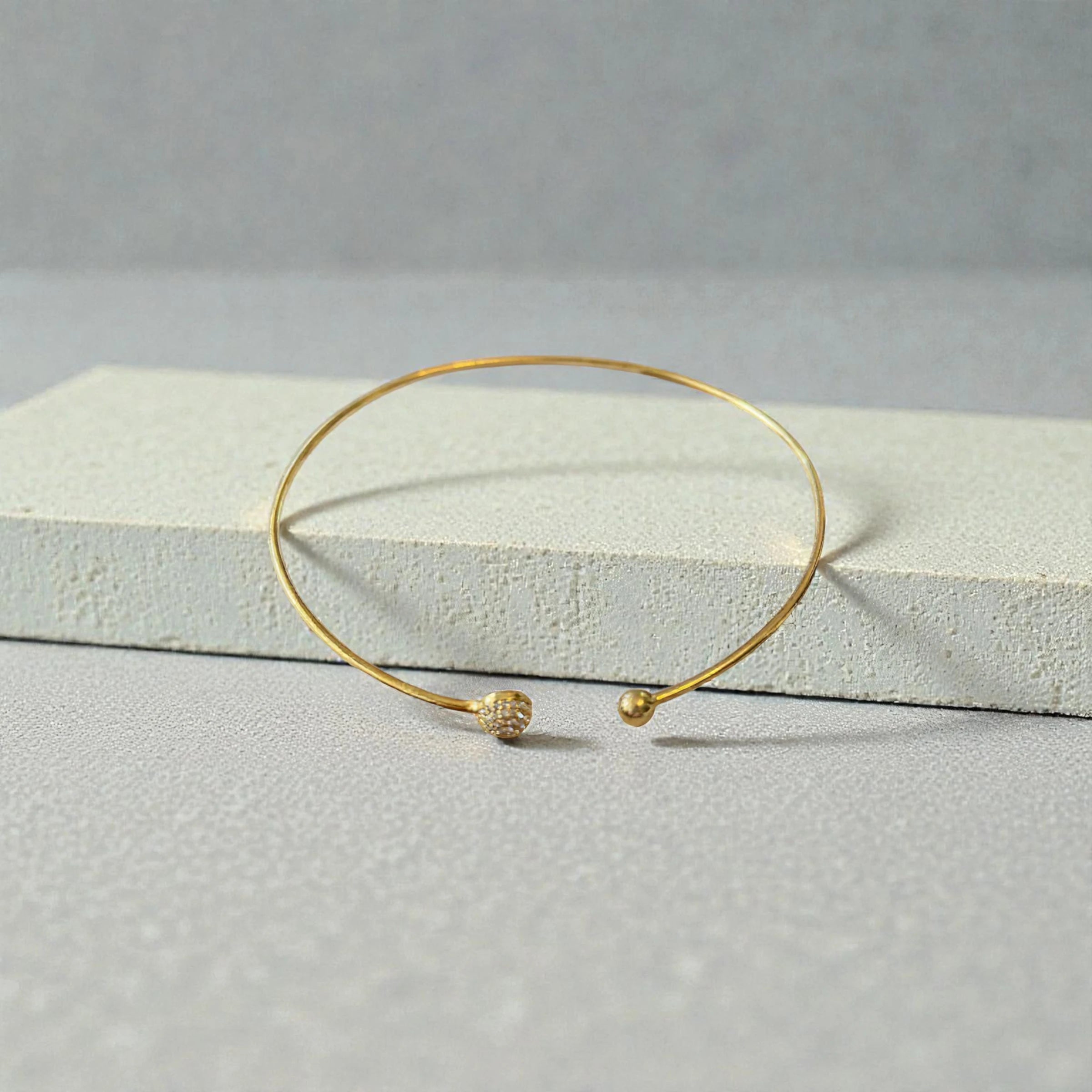 Collier Glow doré à l'or fin 24 carats