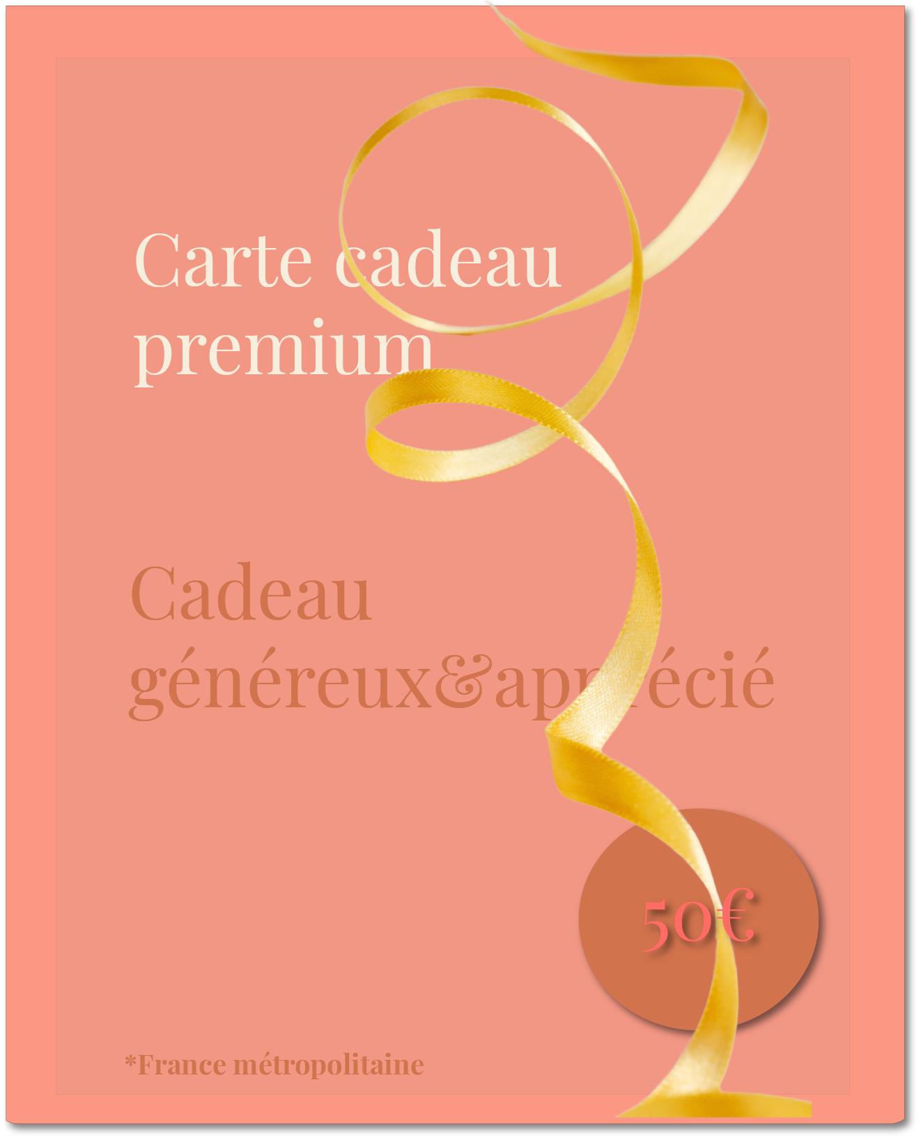 Carte Cadeau Premium