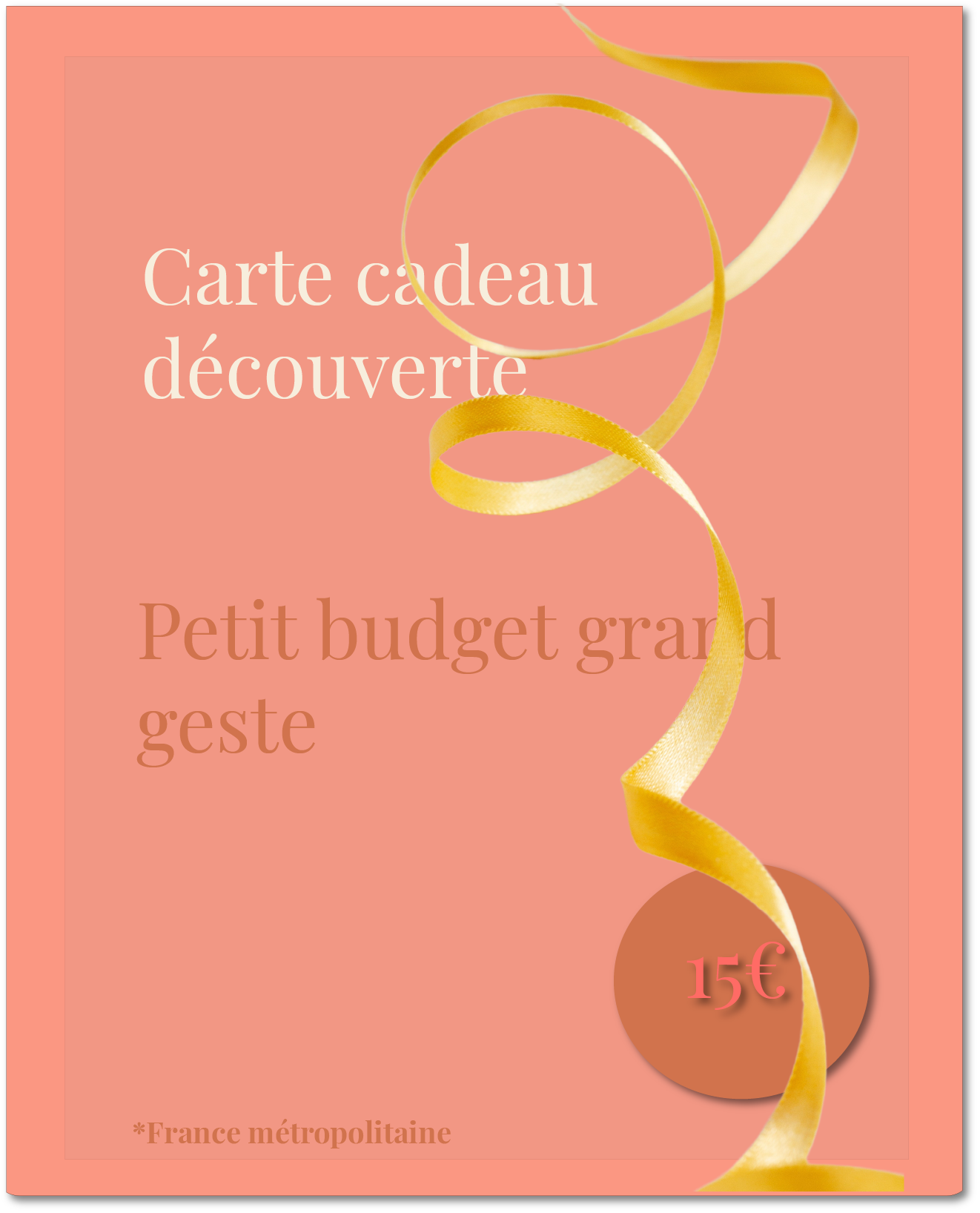 Carte Cadeau Découverte
