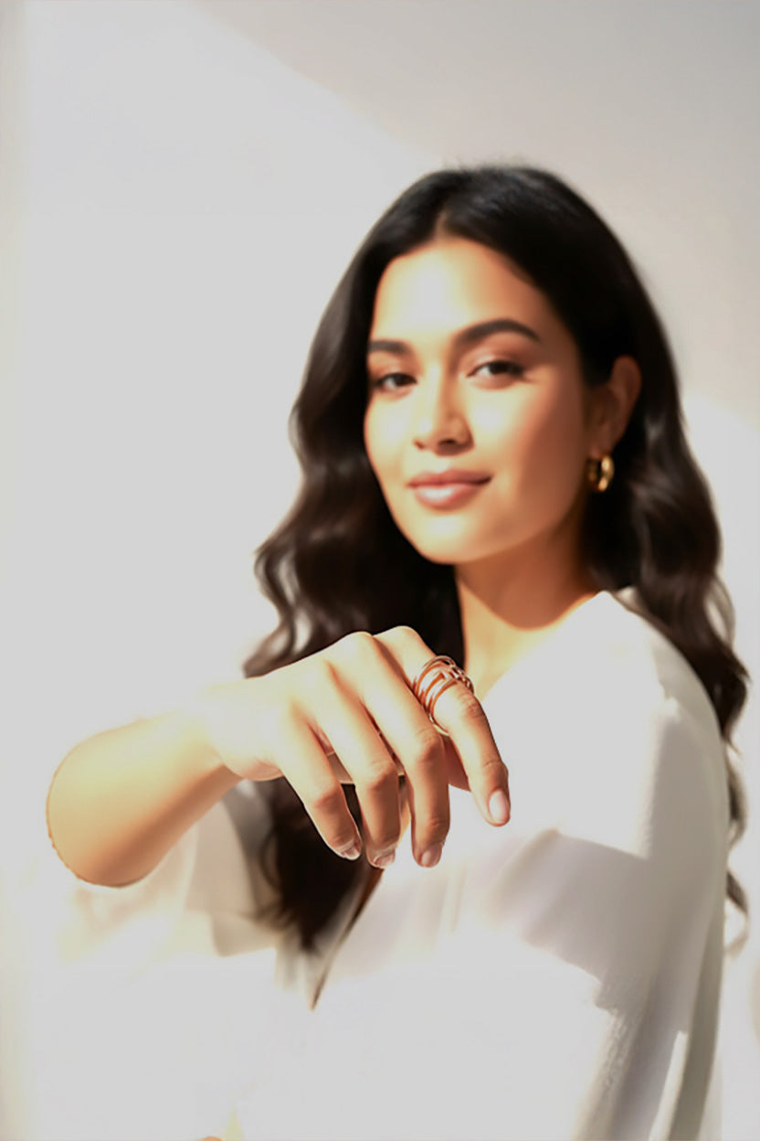 Représentation d'une bague - mannequin insta