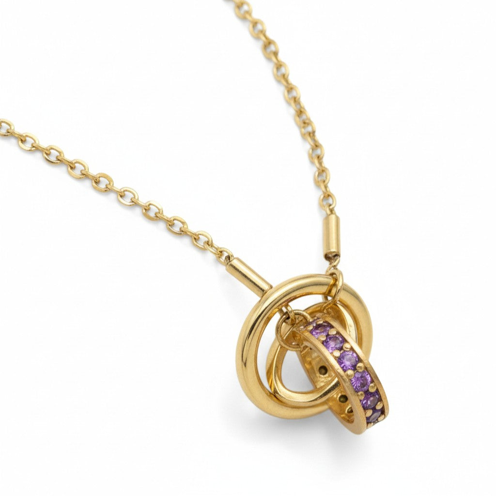 Bracelet doré à l’or fin 24 carats à bélière