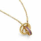 Bracelet doré à l’or fin 24 carats à bélière