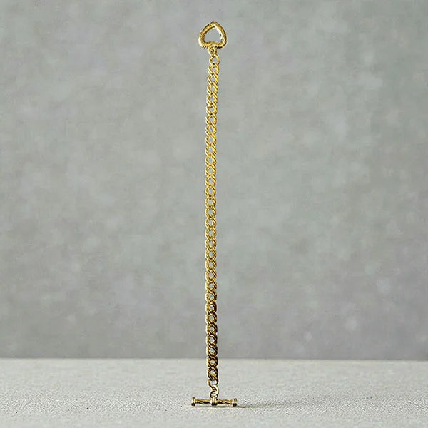 Bracelet gourmette doré à l’or fin 24 carats