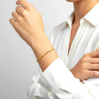 Représentation du bracelet Twist sur mannequin femme profil