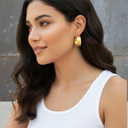 Représentation sur mannequin femme des créoles Cassie